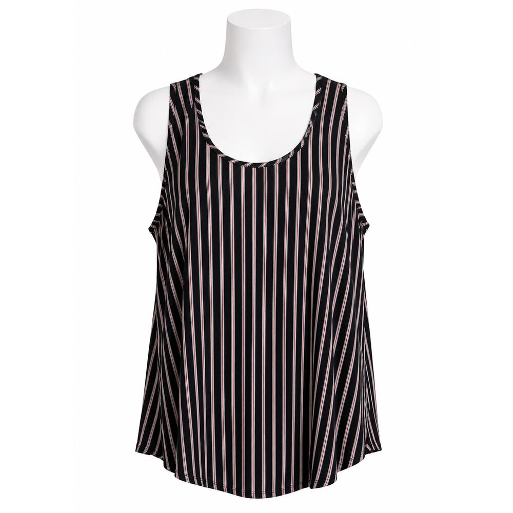 Torrid Women’s Stripe Stretch Challis Sleeveless Tank Top - Size 4X
